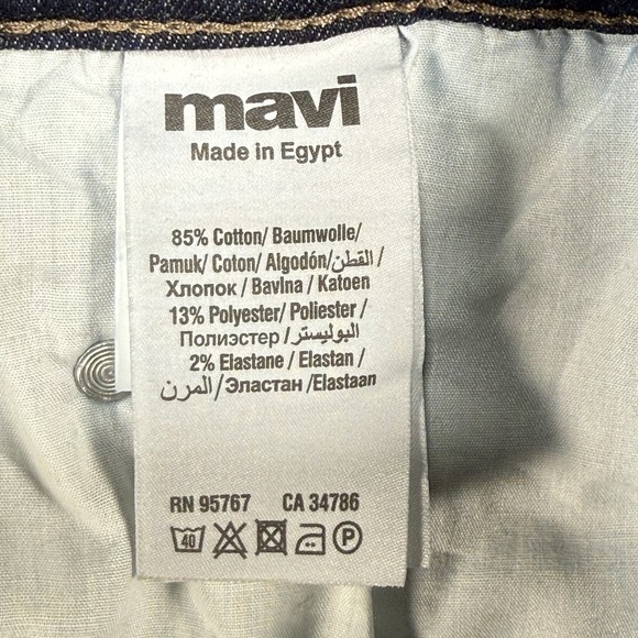 Mavi Jeans Men's 36x32 Blue Zach Straight Leg Denim Stretch Classic Casual - Picture 13 of 16